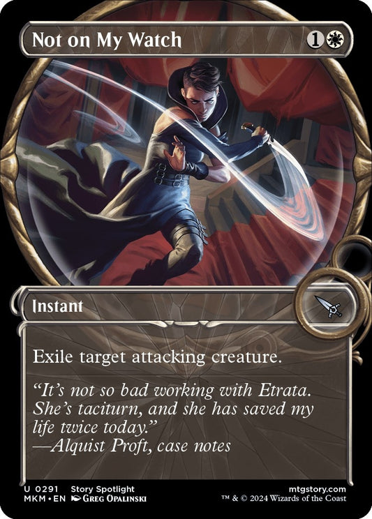 Image for Not on my Watch (Showcase) (291) - Magic: The Gathering