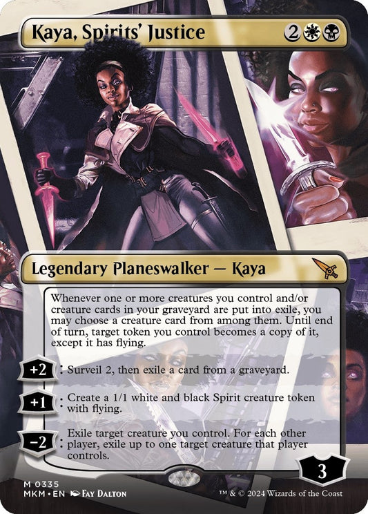 Image for Kaya, Spirits' Justice (Borderless) (335) - Magic: The Gathering
