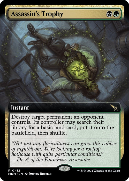 Image for Assassin's Trophy (Extended Art) (412) - Magic: The Gathering