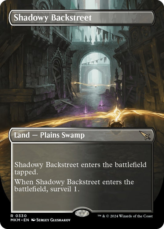 Image for Shadowy Backstreet (Borderless) (330) - Magic: The Gathering