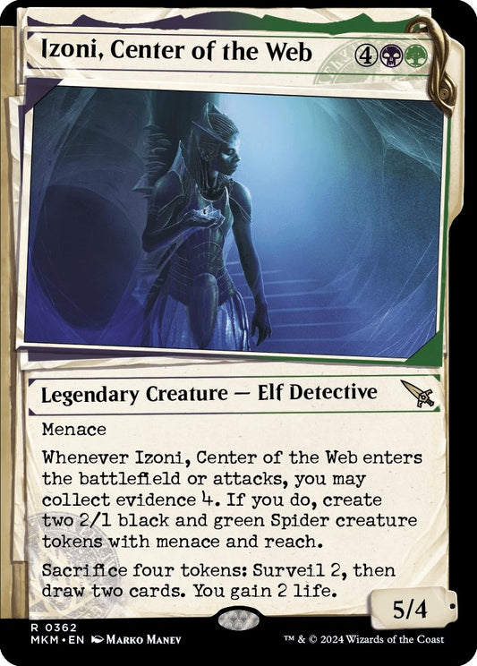 Image for Izoni, Center of the Web (Showcase) (362) - Magic: The Gathering