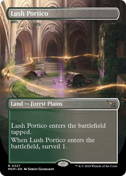 Image for Lush Portico (Borderless) (327) - Magic: The Gathering