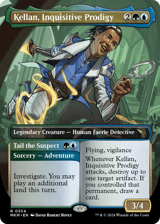Image for Kellan, Inquisitive Prodigy (Borderless) (334) - Magic: The Gathering