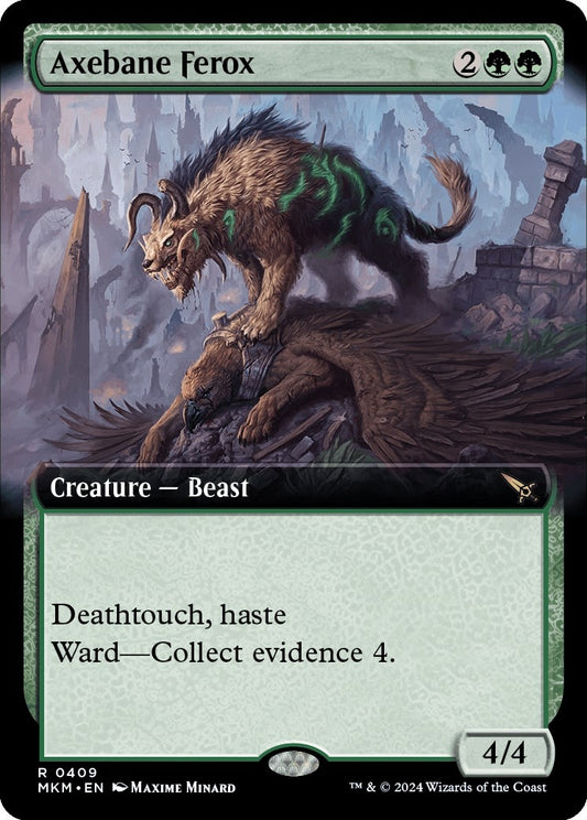 Image for Axebane Ferox (Extended Art) (409) - Magic: The Gathering