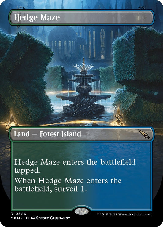 Image for Hedge Maze (Borderless) (326) - Magic: The Gathering
