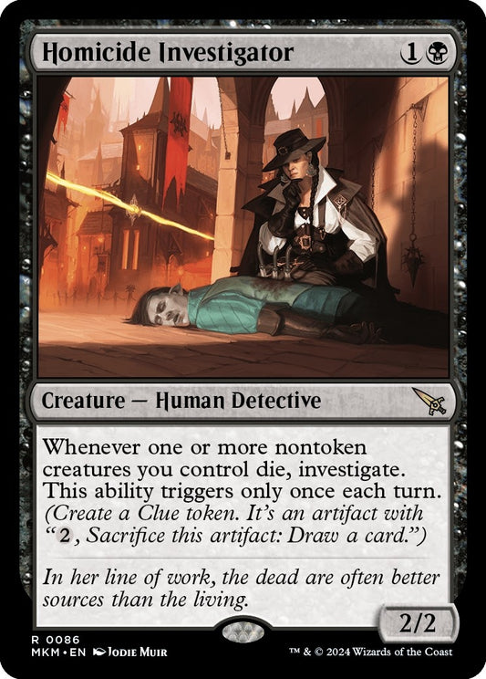 Image for Homicide Investigator (86) - Magic: The Gathering