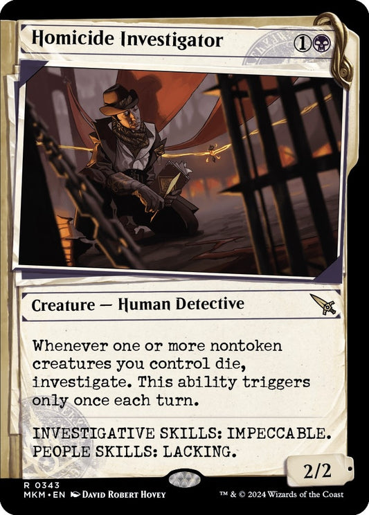 Image for Homicide Investigator (Showcase) (343) - Magic: The Gathering