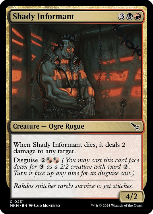 Image for Shady Informant (231) - Magic: The Gathering