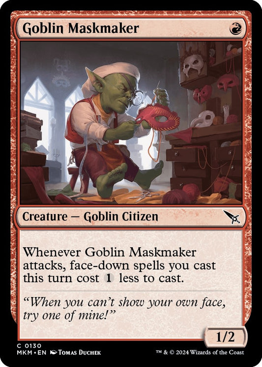 Image for Goblin Maskmaker (130) - Magic: The Gathering