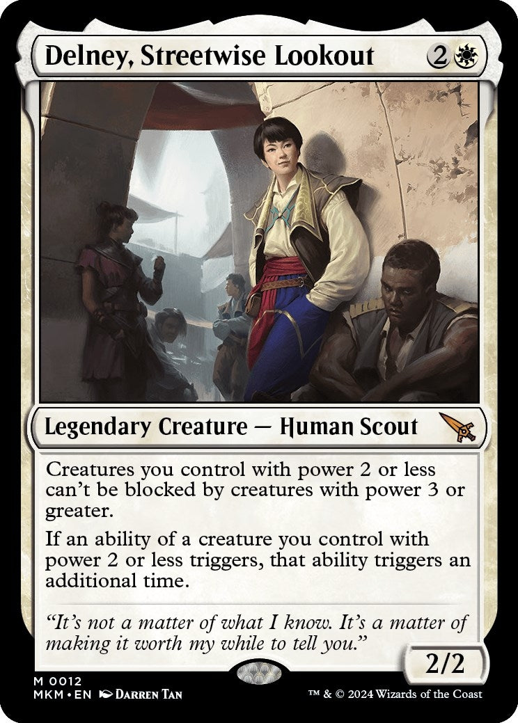 Image for Delney, Streetwise Lookout (12) - Magic: The Gathering