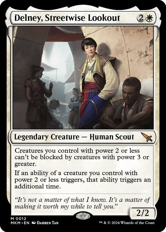 Image for Delney, Streetwise Lookout (12) - Magic: The Gathering