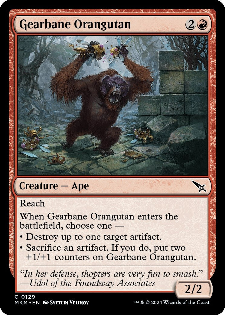 Image for Gearbane Orangutan (129) - Magic: The Gathering