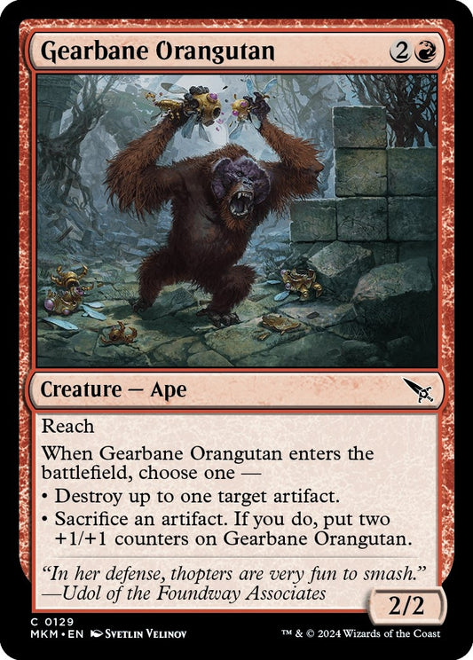 Image for Gearbane Orangutan (129) - Magic: The Gathering