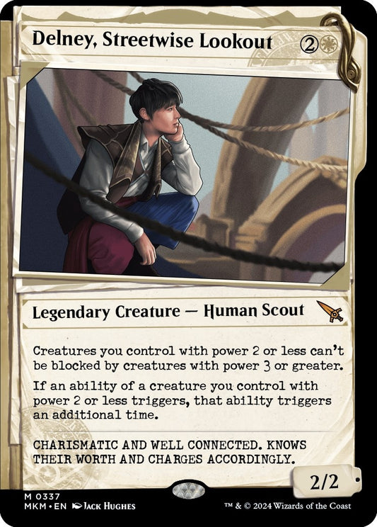 Image for Delney, Streetwise Lookout (Showcase) (337) - Magic: The Gathering