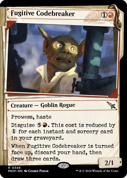Image for Fugitive Codebreaker (Showcase) (348) - Magic: The Gathering