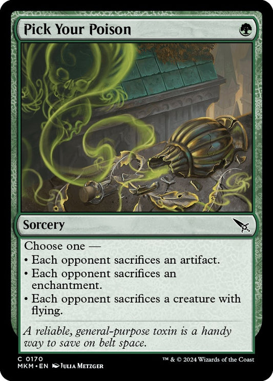 Image for Pick Your Poison (170) - Magic: The Gathering