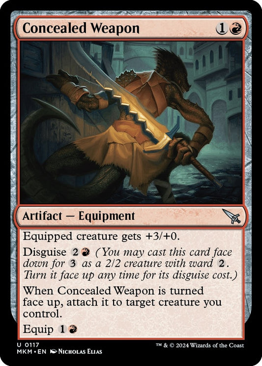 Image for Concealed Weapon (117) - Magic: The Gathering