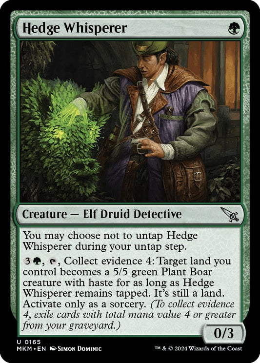 Image for Hedge Whisperer (165) - Magic: The Gathering