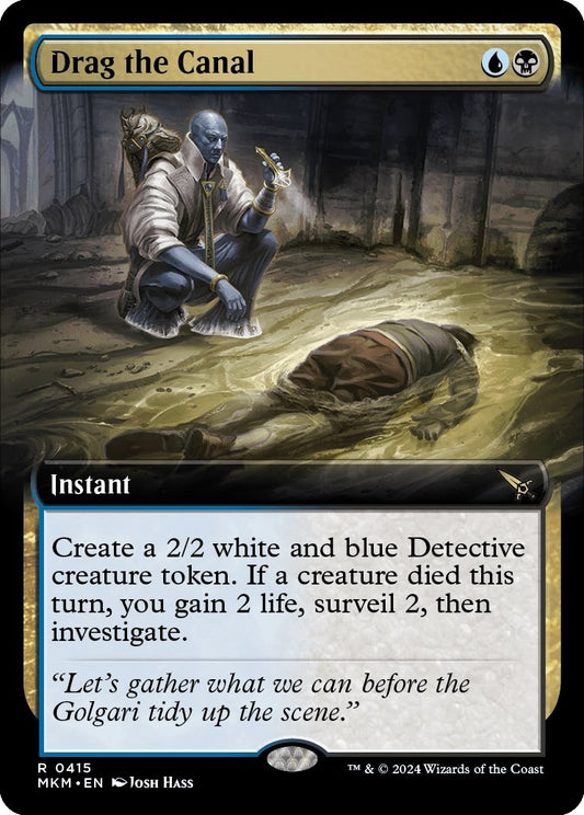 Image for Drag the Canal (Extended Art) (415) - Magic: The Gathering