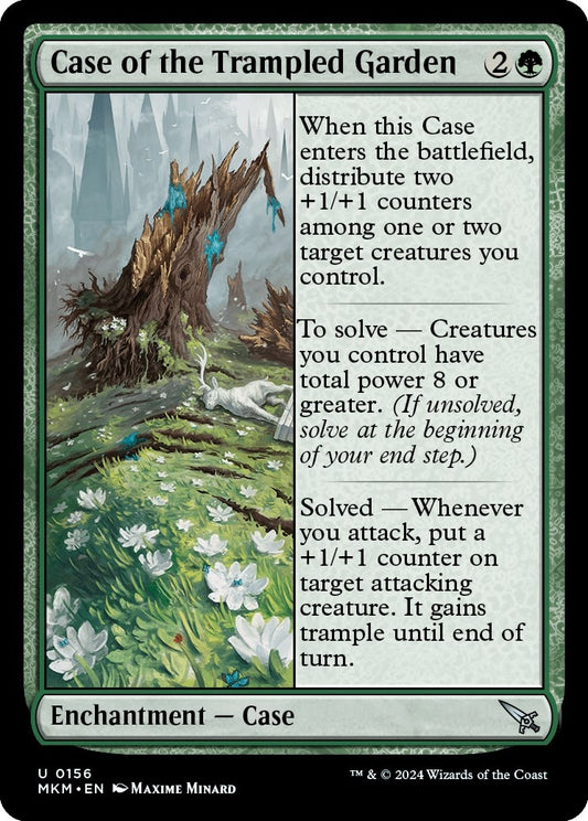 Image for Case of the Trampled Garden (156) - Magic: The Gathering