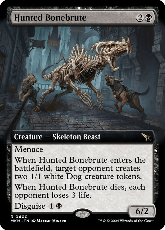 Image for Hunted Bonebrute (Extended Art) (400) - Magic: The Gathering