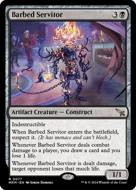 Image for Barbed Servitor (77) - Magic: The Gathering