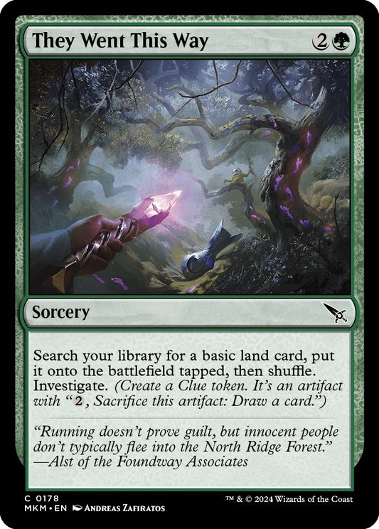 Image for They Went This Way (178) - Magic: The Gathering