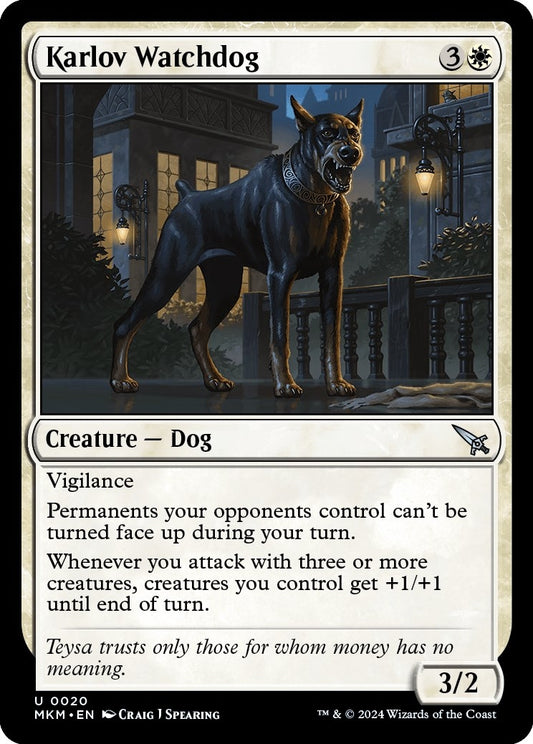 Image for Karlov Watchdog (20) - Magic: The Gathering