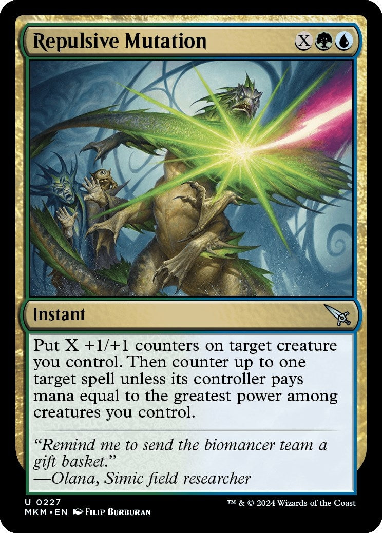 Image for Repulsive Mutation (227) - Magic: The Gathering