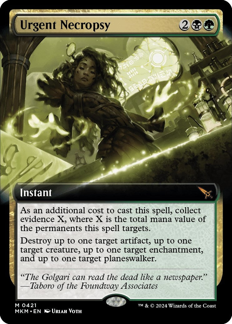 Image for Urgent Necropsy (Extended Art) (421) - Magic: The Gathering