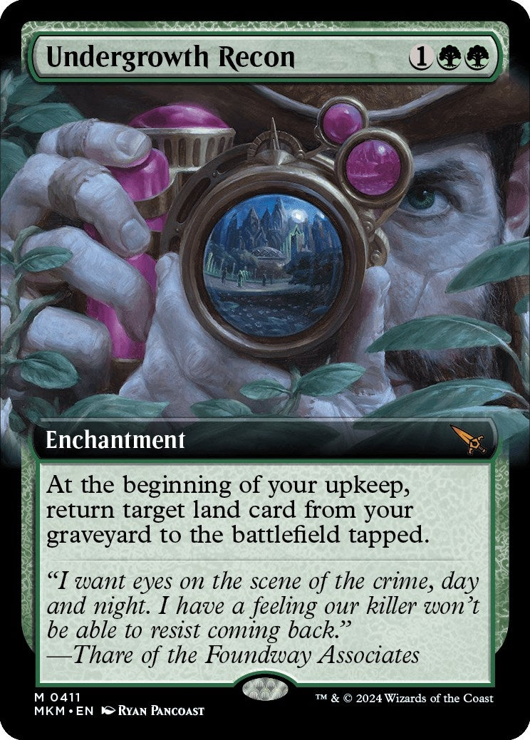Image for Undergrowth Recon (Extended Art) (411) - Magic: The Gathering