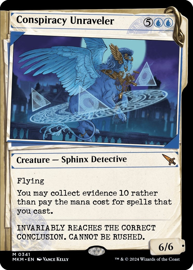 Image for Conspiracy Unraveler (Showcase) (341) - Magic: The Gathering