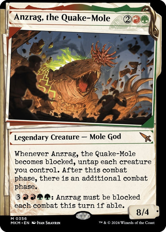 Image for Anzrag, the Quake-Mole (Showcase) (356) - Magic: The Gathering