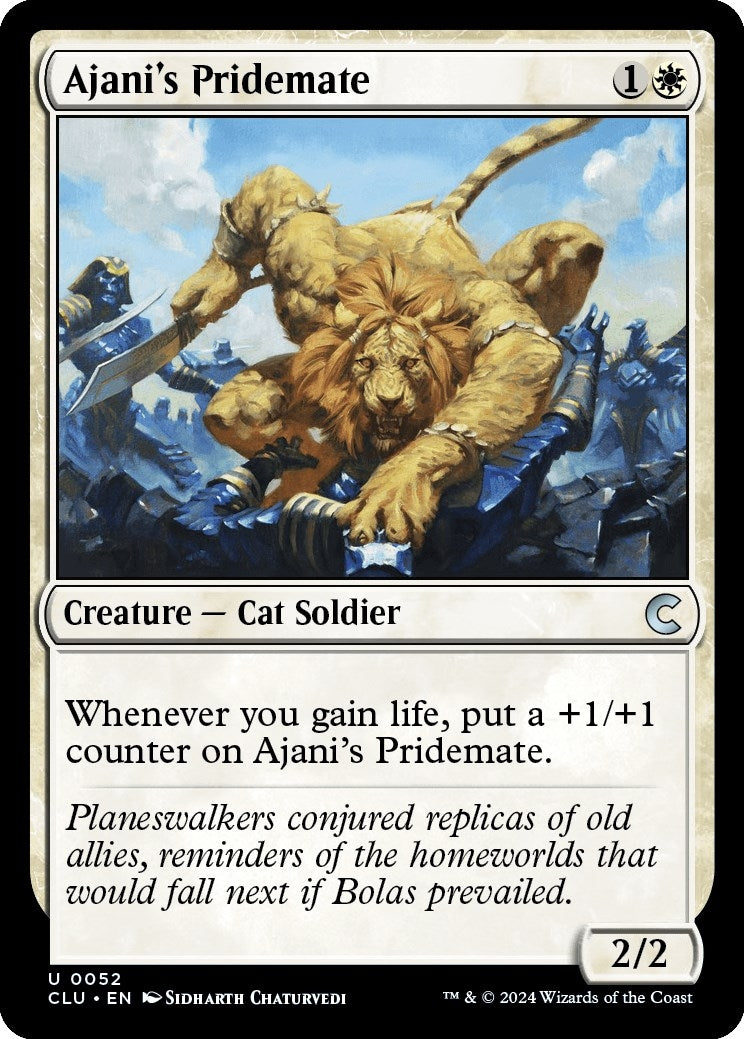 Image for Ajani's Pridemate (52) - Magic: The Gathering