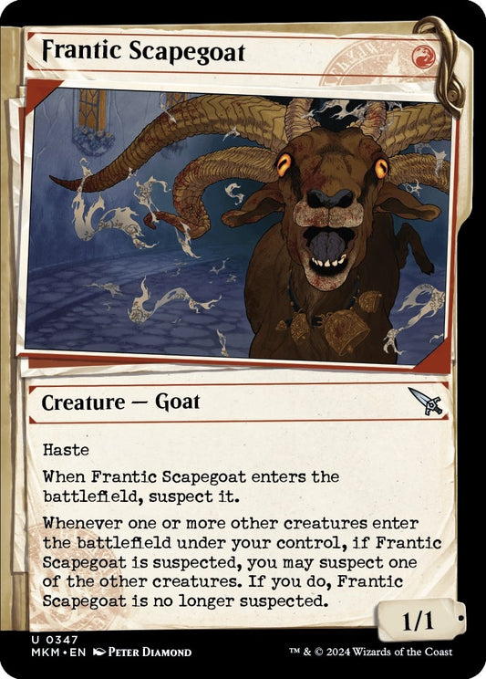 Image for Frantic Scapegoat (Showcase) (347) - Magic: The Gathering