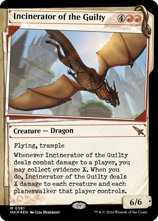Image for Incinerator of the Guilty (Showcase) (Invisible Ink) (381) - Magic: The Gathering