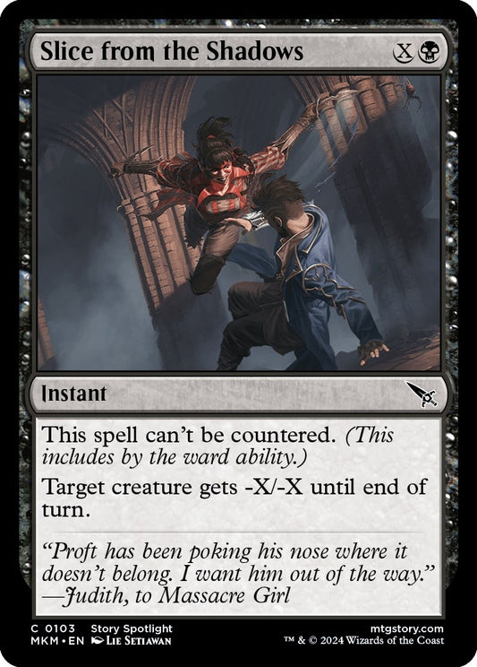 Image for Slice from the Shadows (103) - Magic: The Gathering