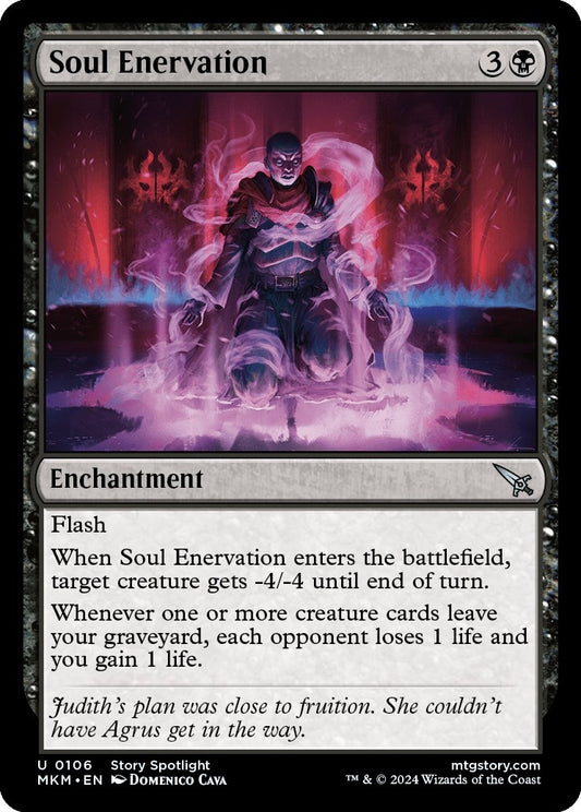 Image for Soul Enervation (106) - Magic: The Gathering
