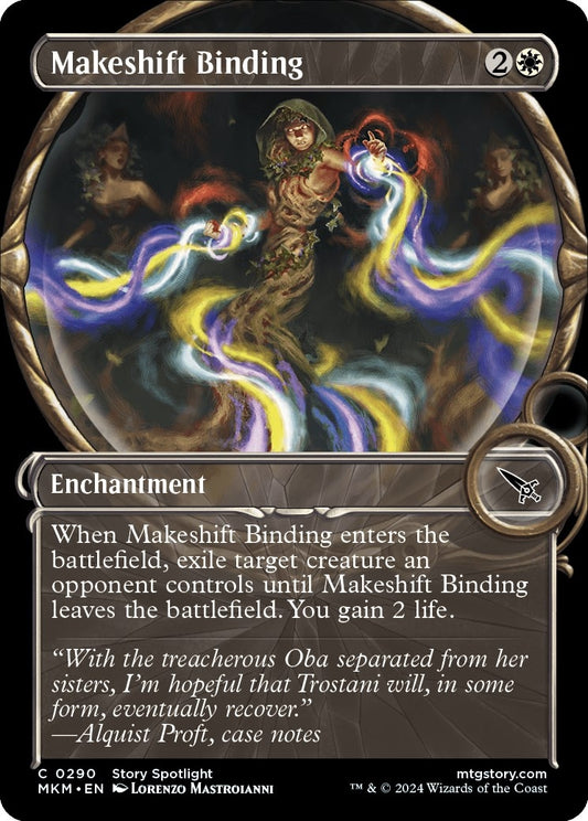 Image for Makeshift Binding (Showcase) (290) - Magic: The Gathering