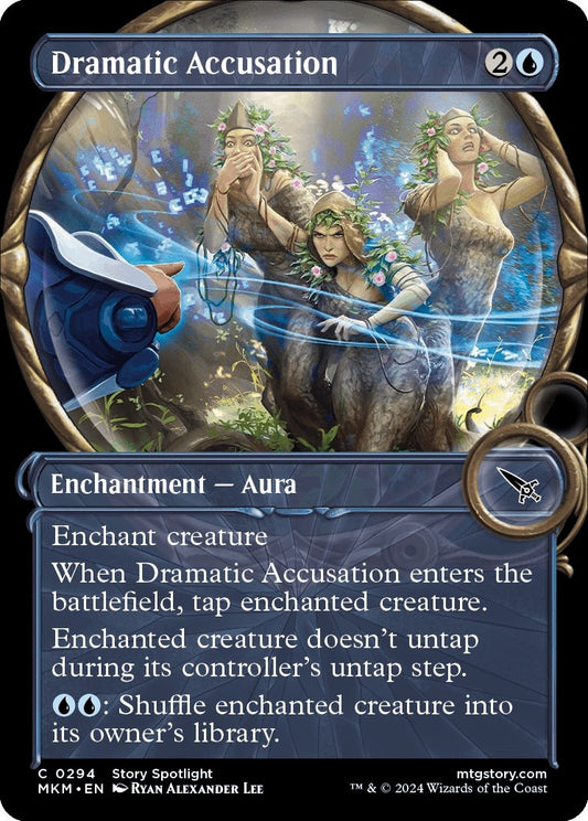 Image for Dramatic Accusation (Showcase) (294) - Magic: The Gathering