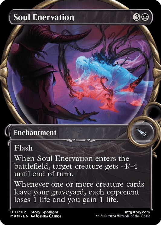 Image for Soul Enervation (Showcase) (302) - Magic: The Gathering