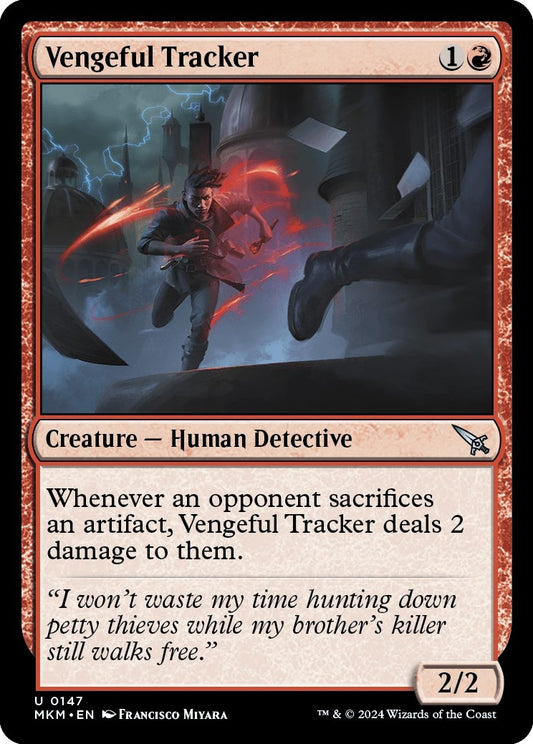 Image for Vengeful Tracker (147) - Magic: The Gathering