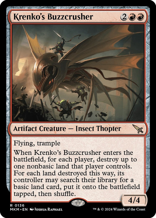 Image for Krenko's Buzzcrusher (136) - Magic: The Gathering