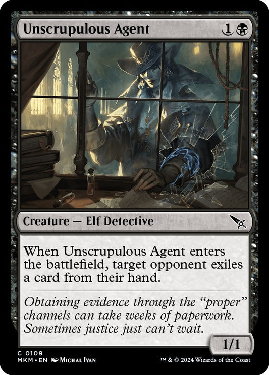 Image for Unscrupulous Agent (109) - Magic: The Gathering
