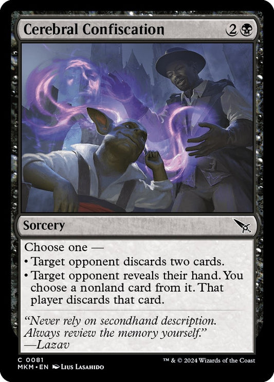 Image for Cerebral Confiscation (81) - Magic: The Gathering