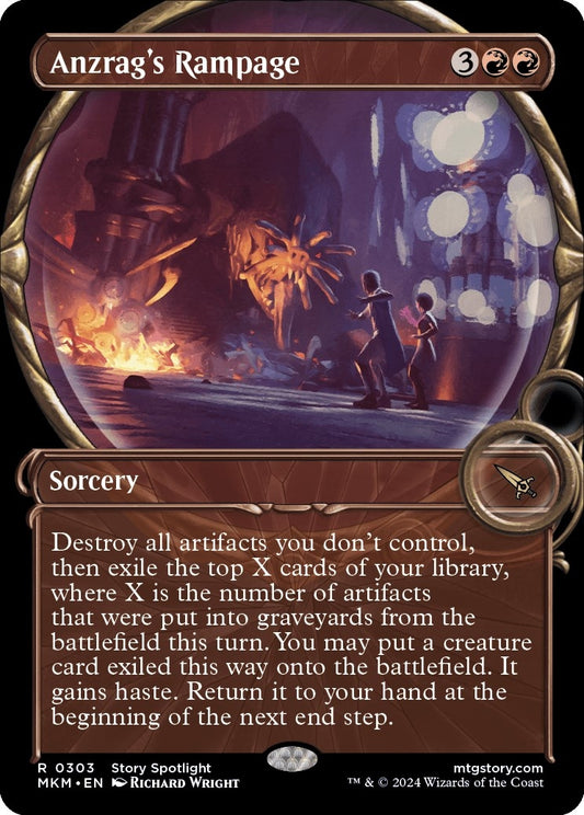 Image for Anzrag's Rampage (Showcase) (303) - Magic: The Gathering