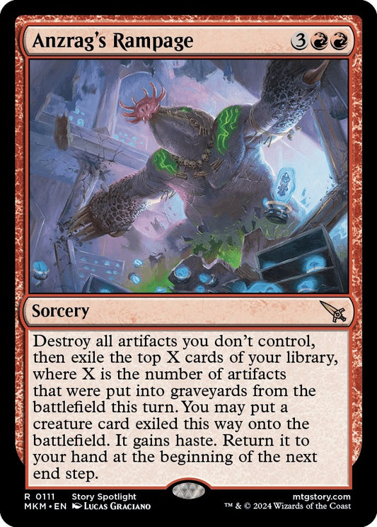 Image for Anzrag's Rampage (111) - Magic: The Gathering