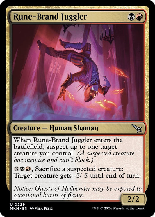 Image for Rune-Brand Juggler (229) - Magic: The Gathering