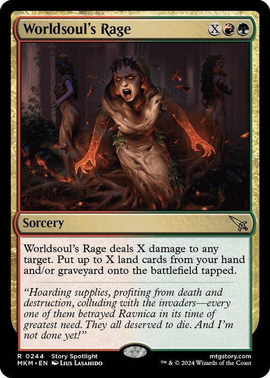 Image for Worldsoul's Rage (244) - Magic: The Gathering