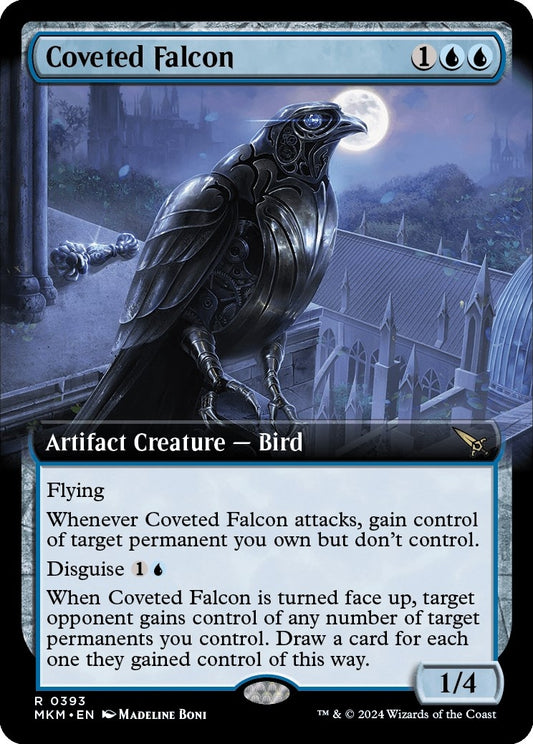 Image for Coveted Falcon (Extended Art) (393) - Magic: The Gathering